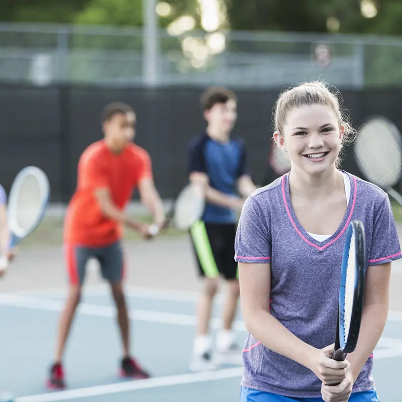 Tennis courts