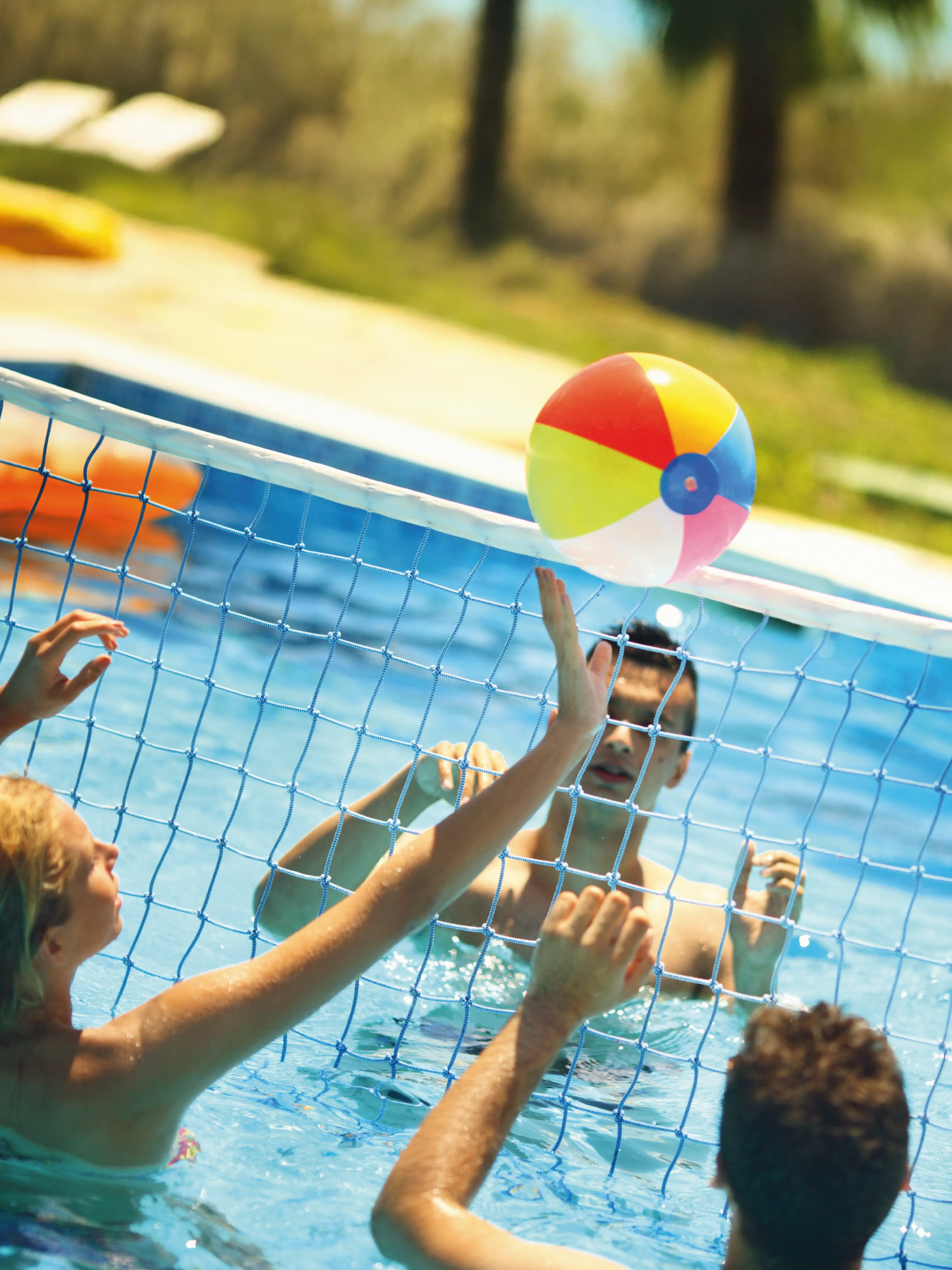 Pool volleyball